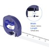 5-Pack White Plastic Label Tape Compatible with Dymo LetraTag Refills