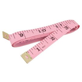 1.5M 60" Soft Plastic Ruler Tailor Cloth Body Measure Measuring Flat Tape PINK