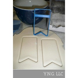 VERTICAL HANGING BANNER OUTLINE GARDEN OR MEDIEVAL CASTLE FLAG SPECIAL OCCASION COOKIE CUTTER BAKING TOOL 3D PRINTED MADE IN USA PR3140