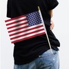 LOT OF 25-Hand Held Small USA American Flags on Stick