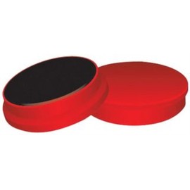 Q Connect 25mm Magnet - Red (Pack of 10)