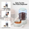 Gravity Automatic Pet Feeder for Large Breeds,6L Dog Food Feeder