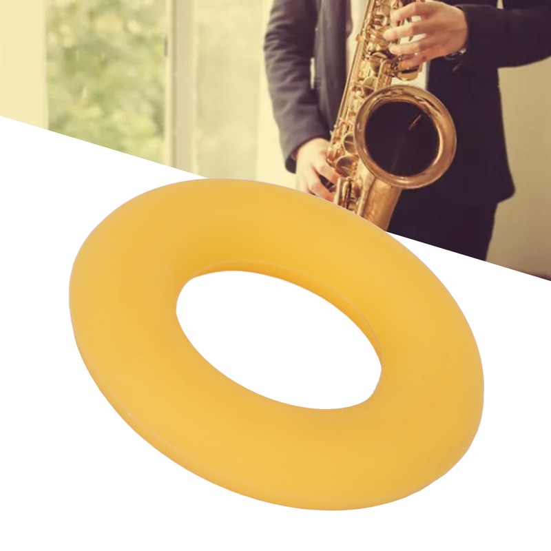 Saxophone Mute Alto Sax Tone Filter Silicone Bell Protective Ring