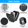 Key Safe with Number Code, Professional 12 Digit Key Safe