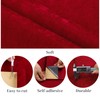 VaryPaper 15.7" x 78.7" Red Crushed Velvet Fabric Self Adhesive