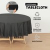 Craft And Party 12-Pack Black Plastic Tablecloths – 84 Inch