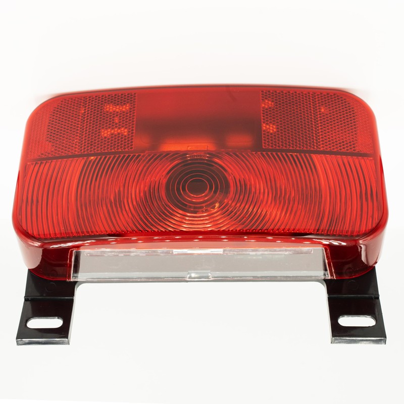 Lumitronics Red Surface Mount Light, License Bracket and License Light,