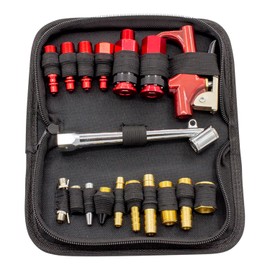 Tru-Flate 41-257 19 Piece Compressor Accesory Kit (With Storage Pouch)