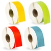 HOUSELABELS Compatible DYMO 30252 RED, Blue, Yellow, Green Address Labels