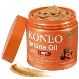 KONEO Crema para el crecimiento del cabello para aceite de batana 100% puro, pasta de aceite de batana cruda de Honduras, mejora el grosor y el brillo del cabello, reduce la rotura y la pérdida de