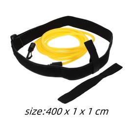 GYWHOOFT 4 m Swim Belt, Swimming Tether for Pool,Swimming Trainer Swim Tether Belt Swim Training Leash Swim Resistance Tether Pool Harness Pool Equipment Bungee Cord Resistance Bands