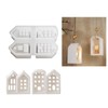 Art House Shape Resin Silicone Molds,3D Silicone House Candle Mold