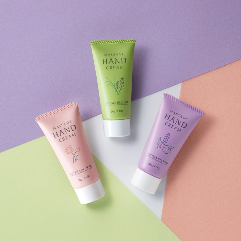 Aroma Bloom Massage Hand Cream [Lavender Orange Scent] Aroma Bloom