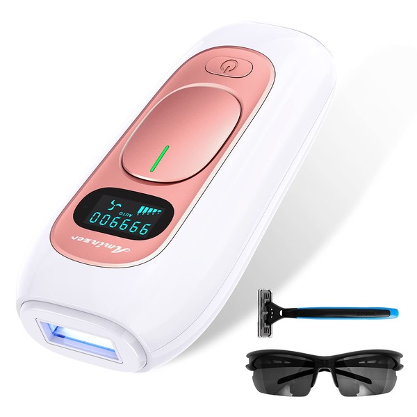 IPL Hair Removal Device, Laser Hair Removal for Women and Men, 999,000 Flashes, 5 Energy Levels, 2 Modes, Painless Hair Remover for Facial Legs Arms Whole Body