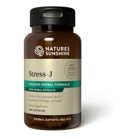 Nature's Sunshine Stress-J Pasiflora relajante. 100 cápsulas sin sabor 80g