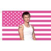 MAGJIUKE Chad American Flag Tapestry - Pink Michaell USA Flag