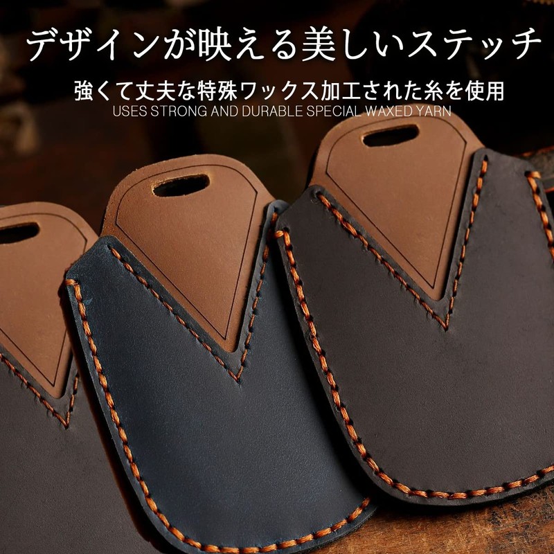 MKMC Smart Key Case, Leather Material, Compatible with Toyota Alphard