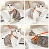 SlowTon Cat Harness and Leash Set, Escape-Proof Adjustable Cat Vest
