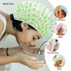6 Pcs Shower Caps, Reusable Bath Cap with Elastic Band,