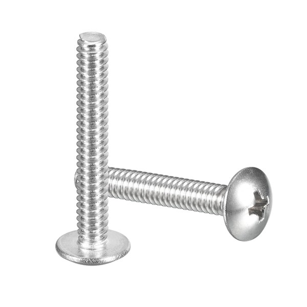 sourcing map #8-32 x 1" Truss Head Phillips Machine Screws,