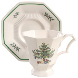 Nikko Christmastime Footed Cup & Saucer Set