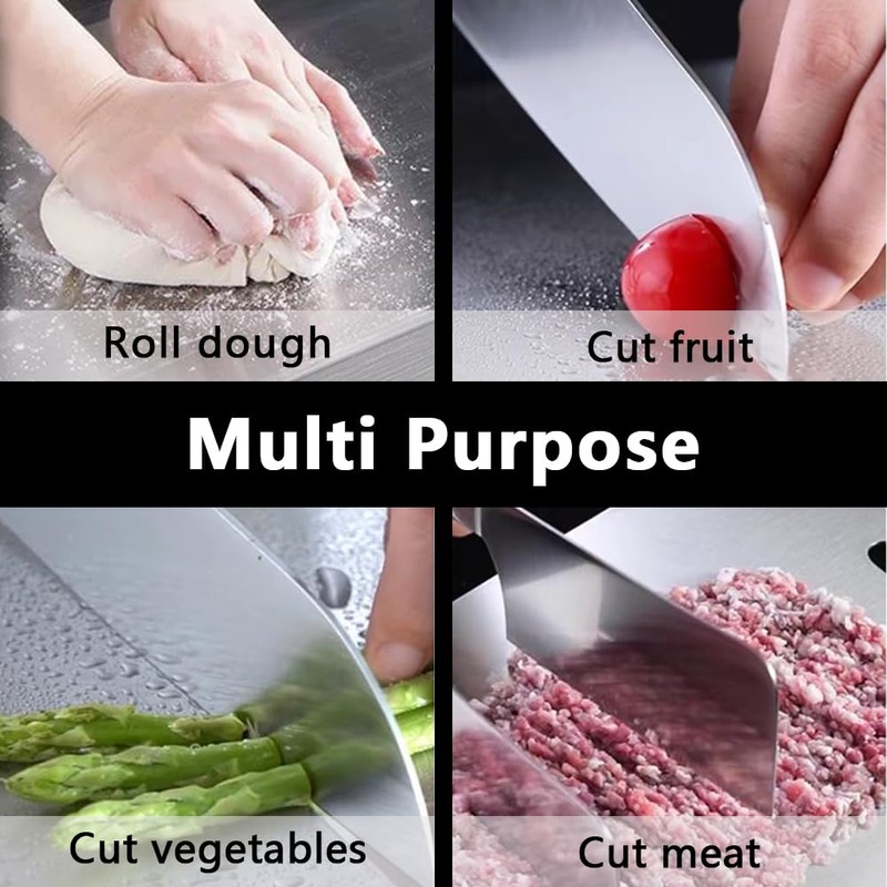 Titanium Chopping Board, Titanium Cutting Board, Multifunction Double-Sided Food Grade