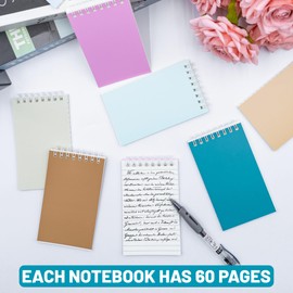 Small Notebook & Pocket Notebook Set - Compact Spiral Notebooks for School, Office & Travel, Tear-Resistant Paper with Perforated Pages - Perfect for Students, Journaling, On-the-Go Notes (48 Count)