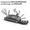 STAHLWERK Multitool/Multifunction Tool/16 in 1 Bicycle Repair Tool/Wheel Tool for