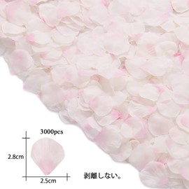 EXGOX Cherry Blossom Petals, Artificial Flower, Flower Shower, Cherry Blossom Snowstorm, Ornament, Approximately 3,000 Pieces, Proposal, Wedding, After-party, Birthday, Celebration, Christmas, Party