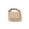 F.C. POUCH/MINI BAG TECH LEATHER SUEDE MINI POUCH, beige