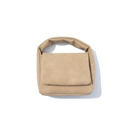 F.C. POUCH/MINI BAG TECH LEATHER SUEDE MINI POUCH, beige