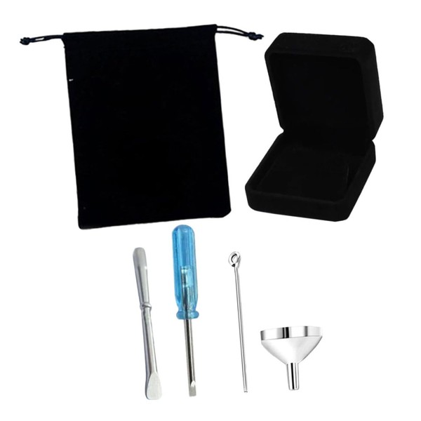 WOONEKY 1Set Mini Funnel Kit for Filling Small Urns Stainless