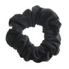 VINGTAINE HS-108-NY- Basic Color, Suede-Style, Scrunchie, Simple, Daily Office, Autumn,
