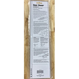 ULTRA HARDWARE Heavy Duty Door Closer, Black With Brackets