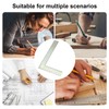 Woodworking Square,Stainless Steel Framing Tools L-Square Carpentry Square - Double-Sided
