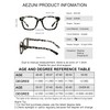 AEZUNI 6.0 Designer Reading Glasses Women Strong Reader 600 for