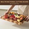 THETCHRY Bamboo Cutting Boards for Kitchen, End Grain Chopping Board