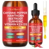 Suplemento Líquido Herbales Cayena Espino Remolacha K2 D3 60mL Vortexonix