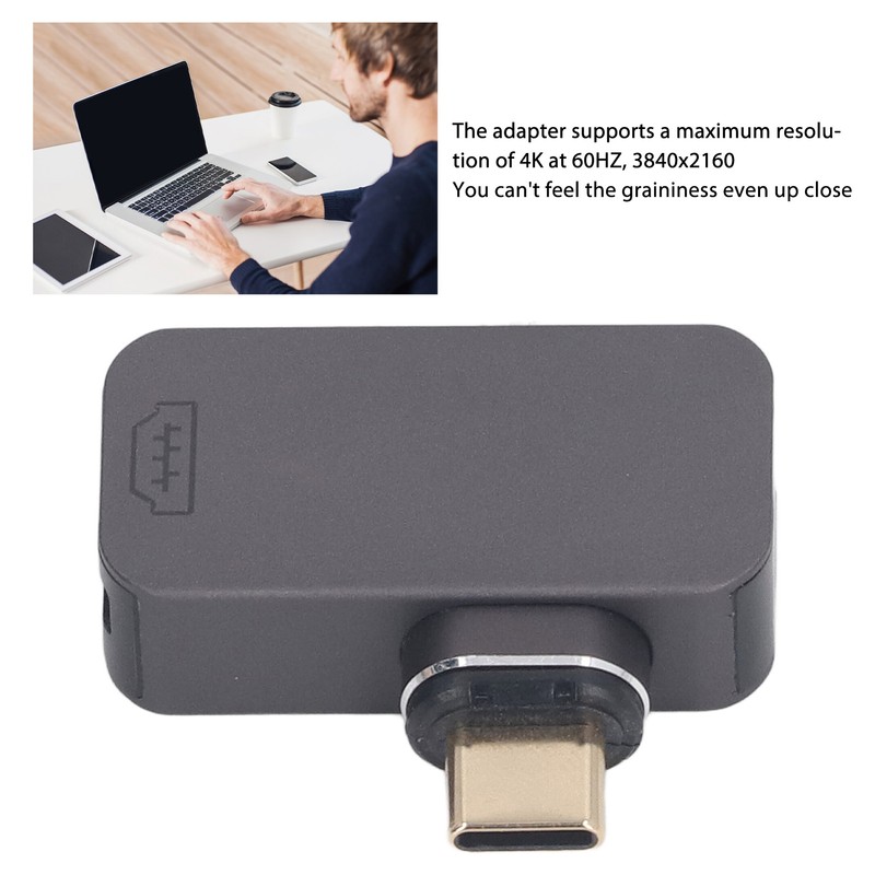USB C to HD Multimedia Interface Magnet Adapter 4K 60HZ