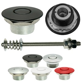 Push Button Latches Black 1.25"" Pro Series & 4"" Stud USA MADE