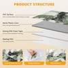 Vamos Tile 100-Piece Glossy Ice Green Peel and Stick Backsplash