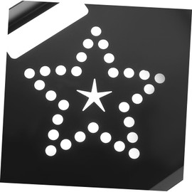 Operitacx Wall Mounted Projector Shelf Metal Router Rack for Easy Installation Floating Design with Ventilation for Organizing Wires and Devices