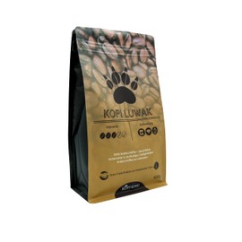 Kopi Luwak 100% Arabica Coffee 500 g (Cat Coffee from Wild Animals) (500 g Bean) Pure Variety Coffee Rare Coffee Direct Trade Made in Germany