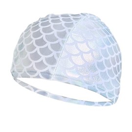 Swim Cap Kids Swimming Cap Girls Baby Swim Cap Kids Elastic Swimming Cap Kids UV Protection Swimming Cap Kids Pool Hat Girls Swimming Hat Toddler White A