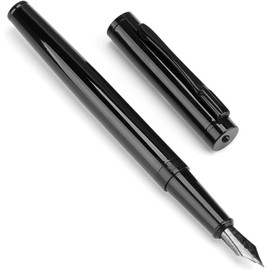 Pluma Estilográfica Diseño Clásico, Punta Extrafina para Escritura Elegante Uso con Tinta Estándar, Navidad para Negocios, Estudiante, Papelería,