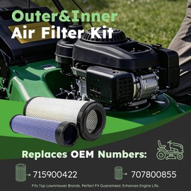 715900422 Air Filter Kit Fit for 2017-2024 Can-Am Maverick X3, 1PCS