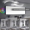 CANEOE Modern Wall Sconce, White Long Strip Led Wall Light