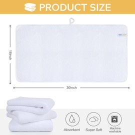 SINLAND Asciugamano in microfibra per bagno super morbido panno struccante panno per la pulizia del viso per casa spa sport asciugamano per la pulizia del viso 40 cm x 76 cm confezione da 3