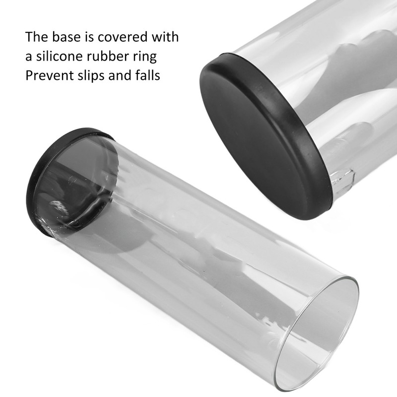 Barbicide Soaking Jar Large Glass Cleaning Jar for Barber Tools