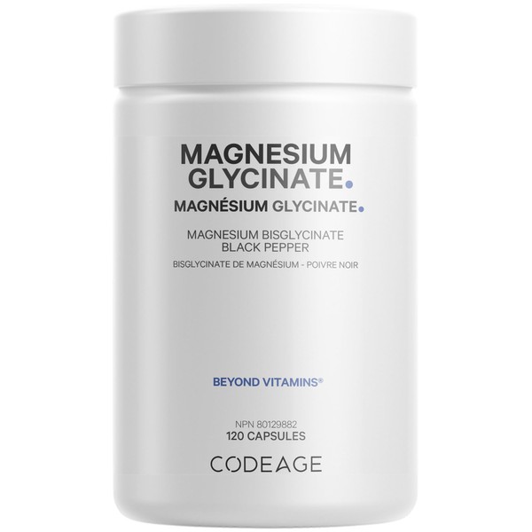 Codeage Magnesium Glycinate Pills - High Absorption Magnesium Bisglycinate Supplement